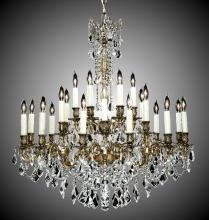 American Brass & Crystal CH9322-A-01G-PI - 24 Light Chandelier